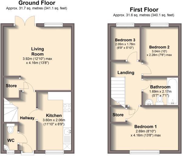 3 Bedrooms Town house to rent in William Brown Square, Chesterfield S40