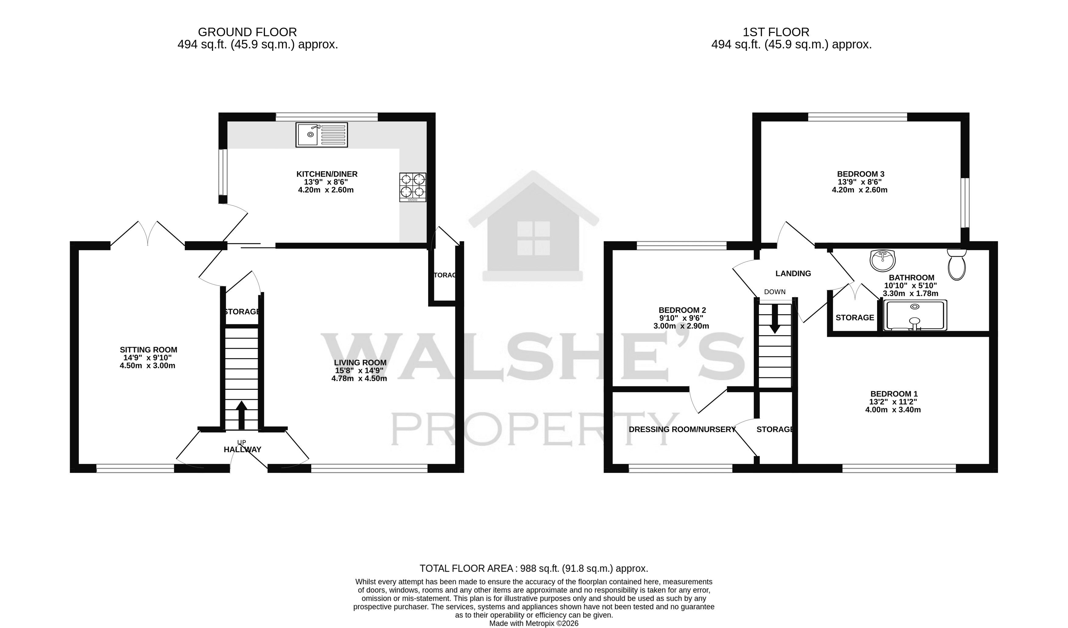 Mowbray Street, Doncaster floorplan
