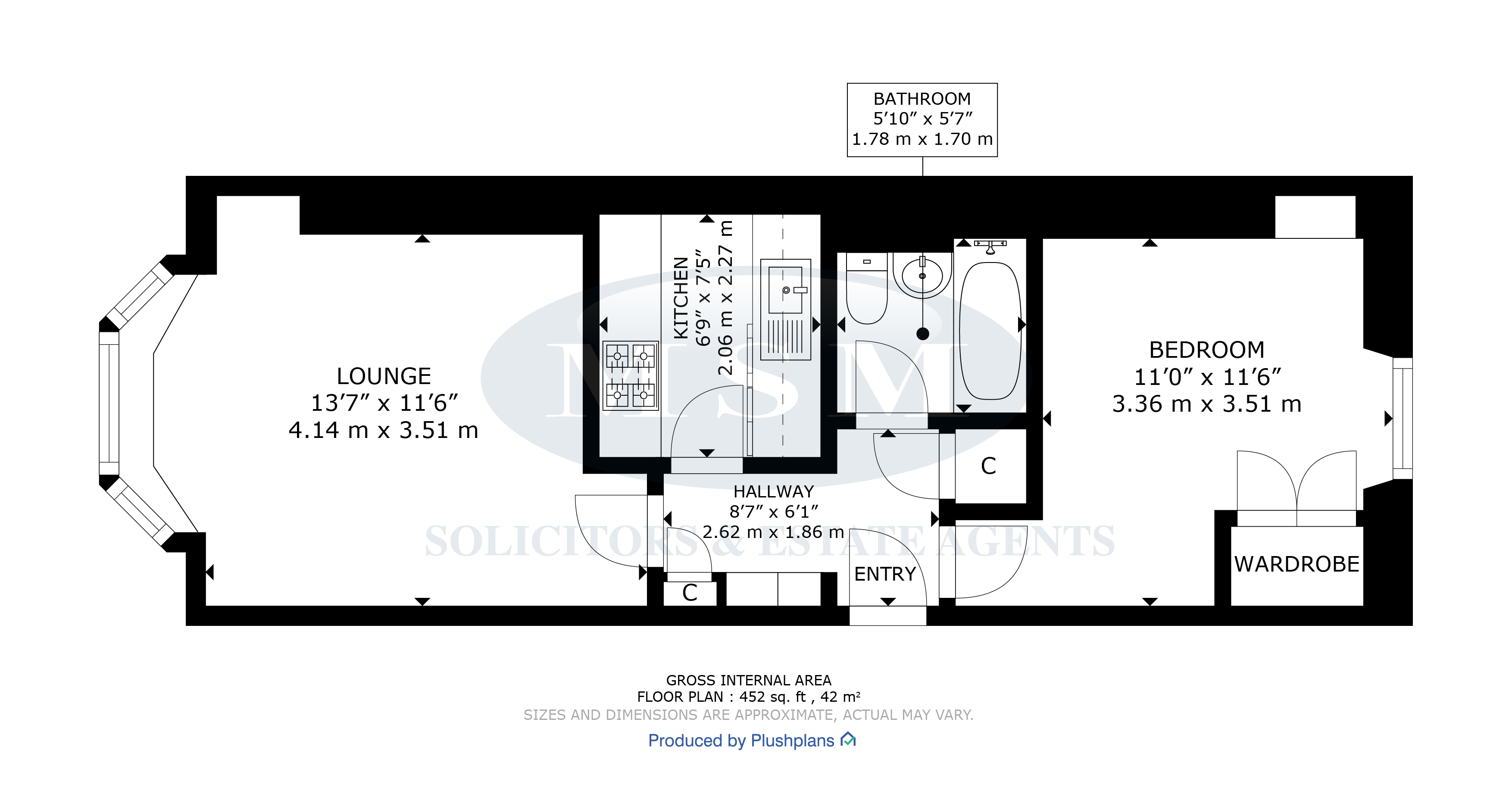 1/3, 266 Stevenson Street, Glasgow floorplan