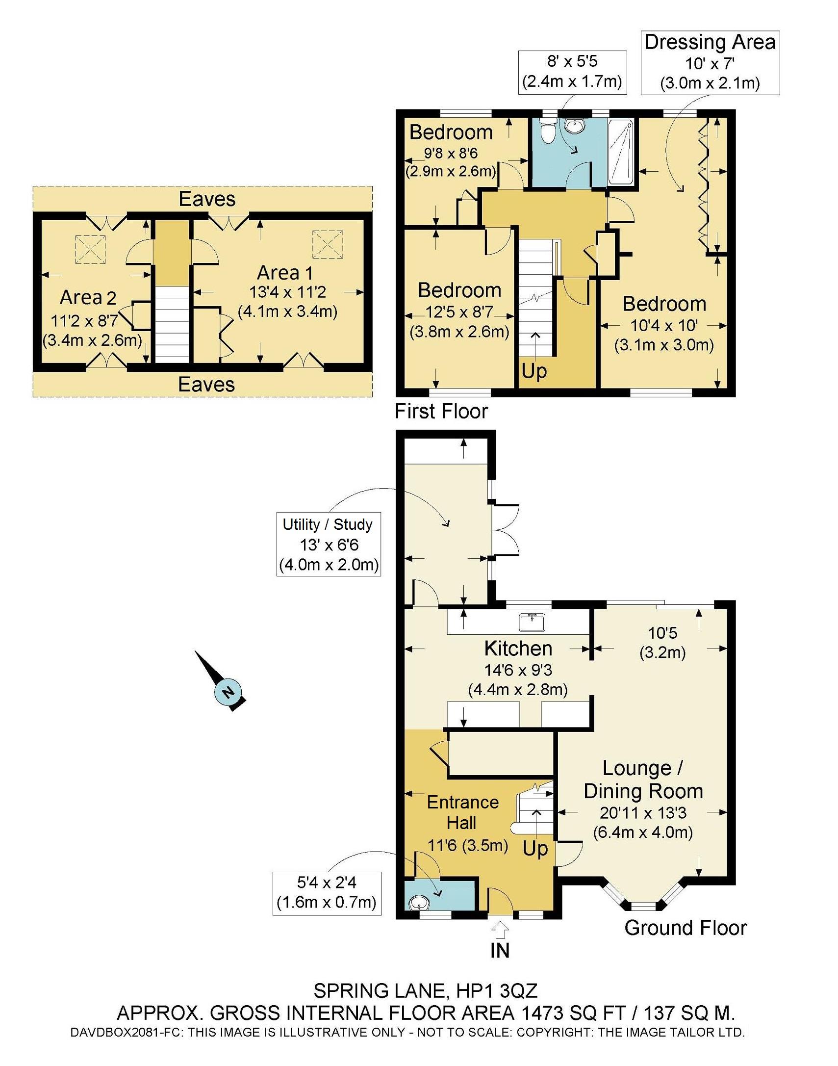 3 Bedrooms  for sale in Spring Lane, Hemel Hempstead HP1