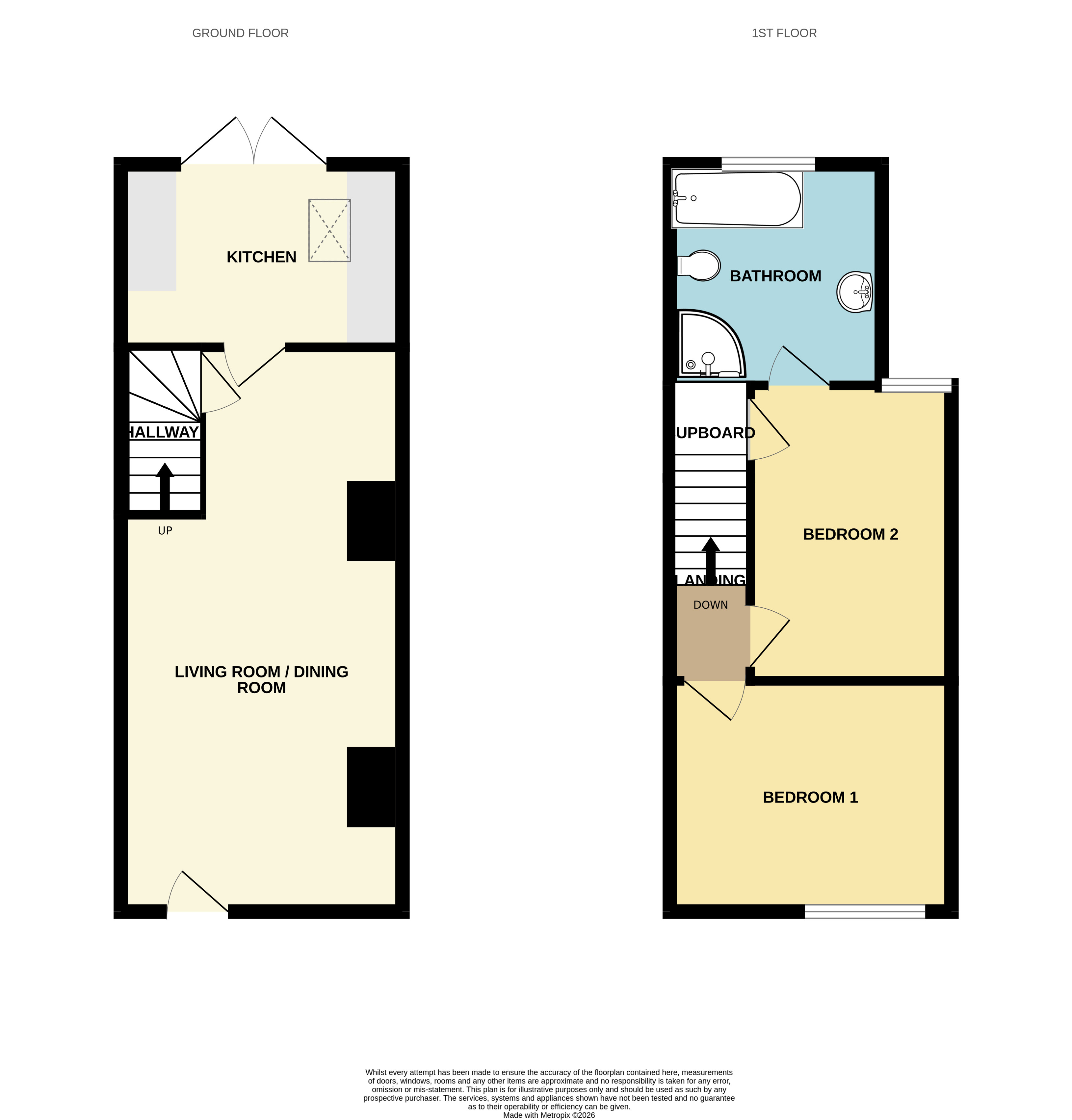 208, Church Street, Essex floorplan