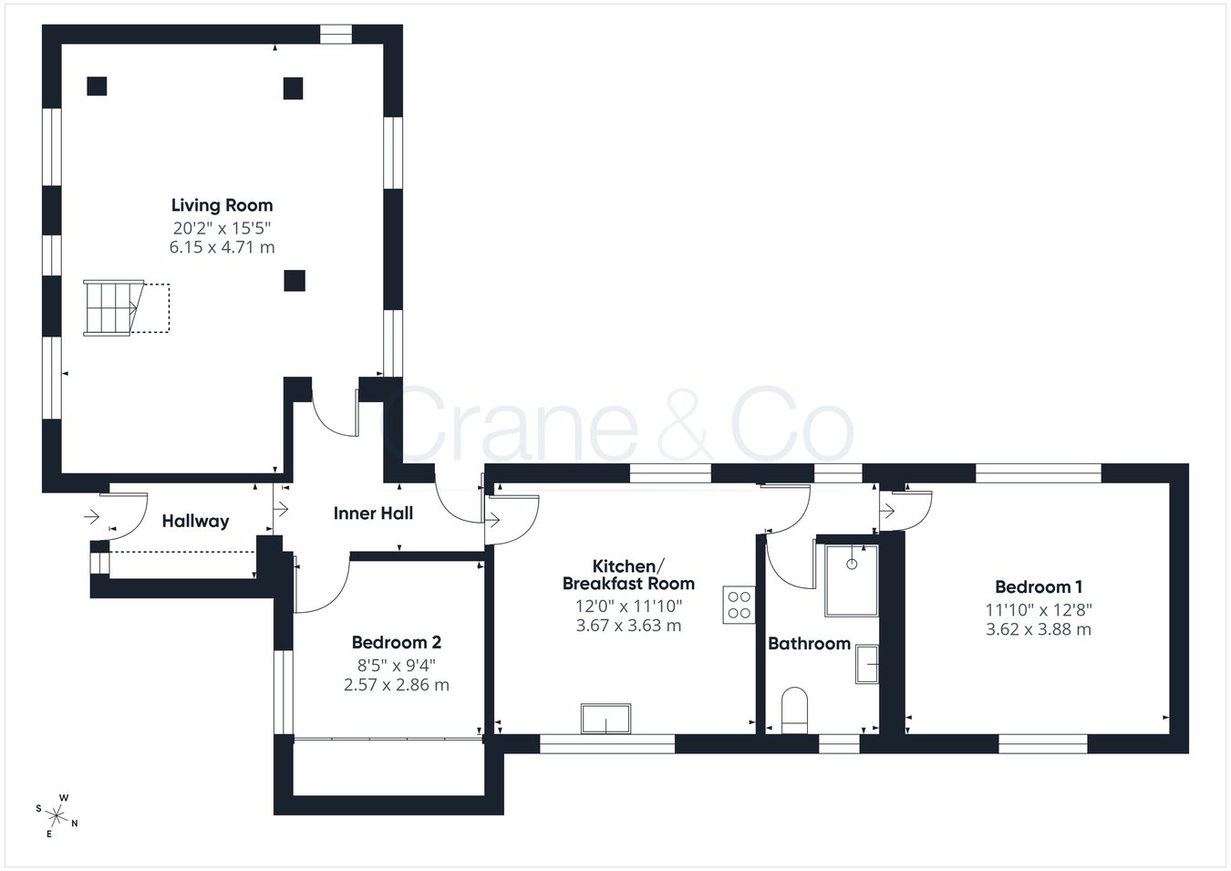 The Old Thatch, Hawkswood Road, Hailsham floorplan