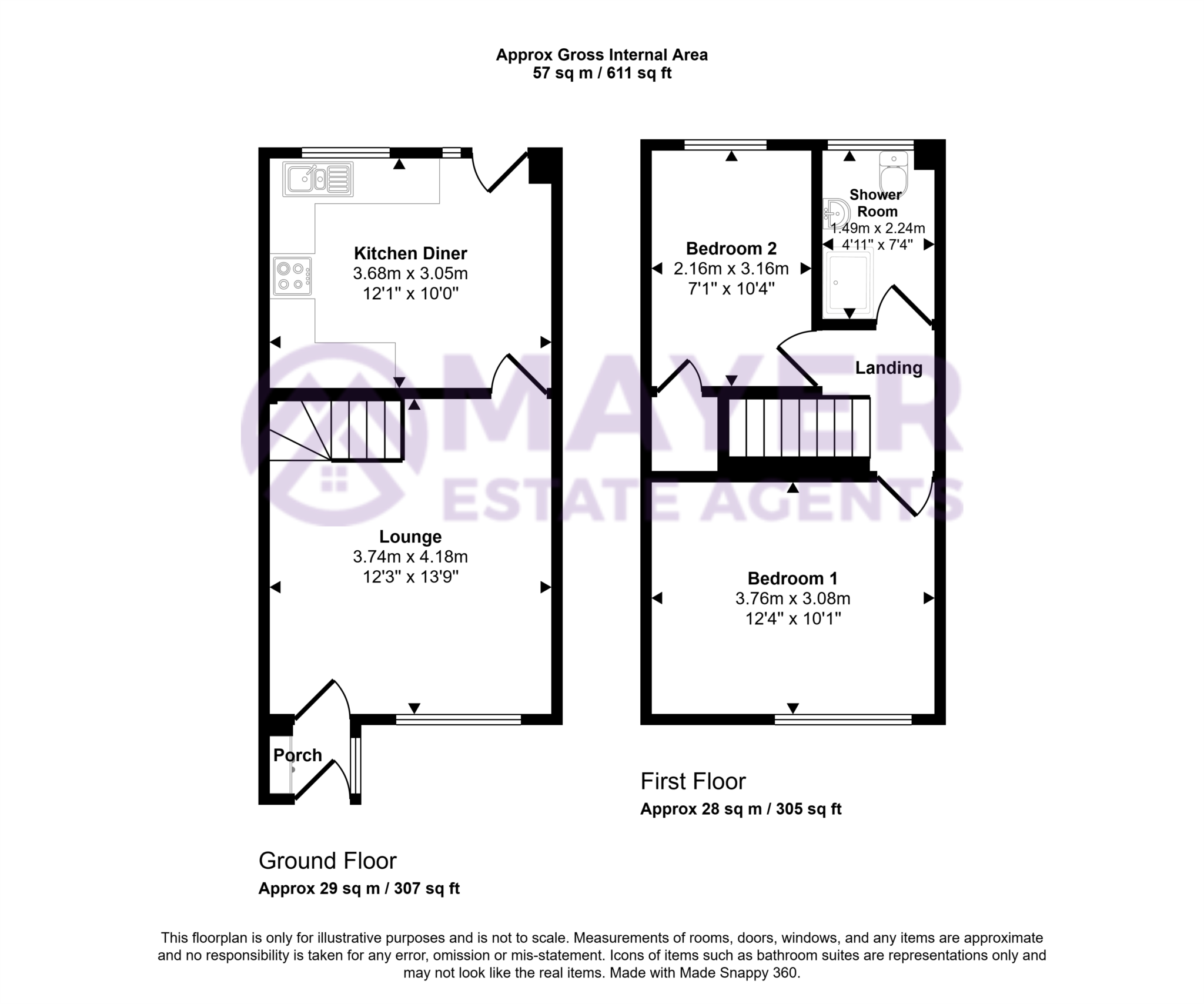 39, Deveron Close, Plymouth floorplan