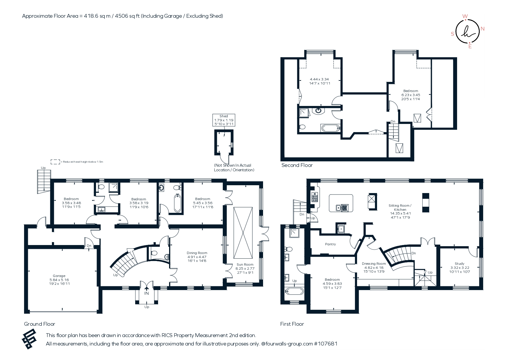 7, Northcroft Close, Egham floorplan