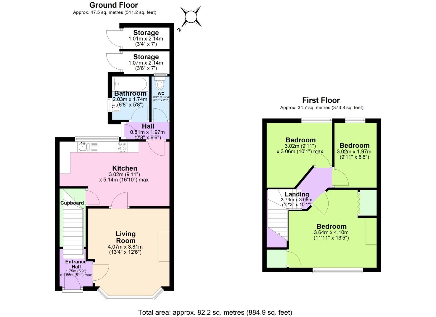 7, Acresford Road, Swadlincote floorplan