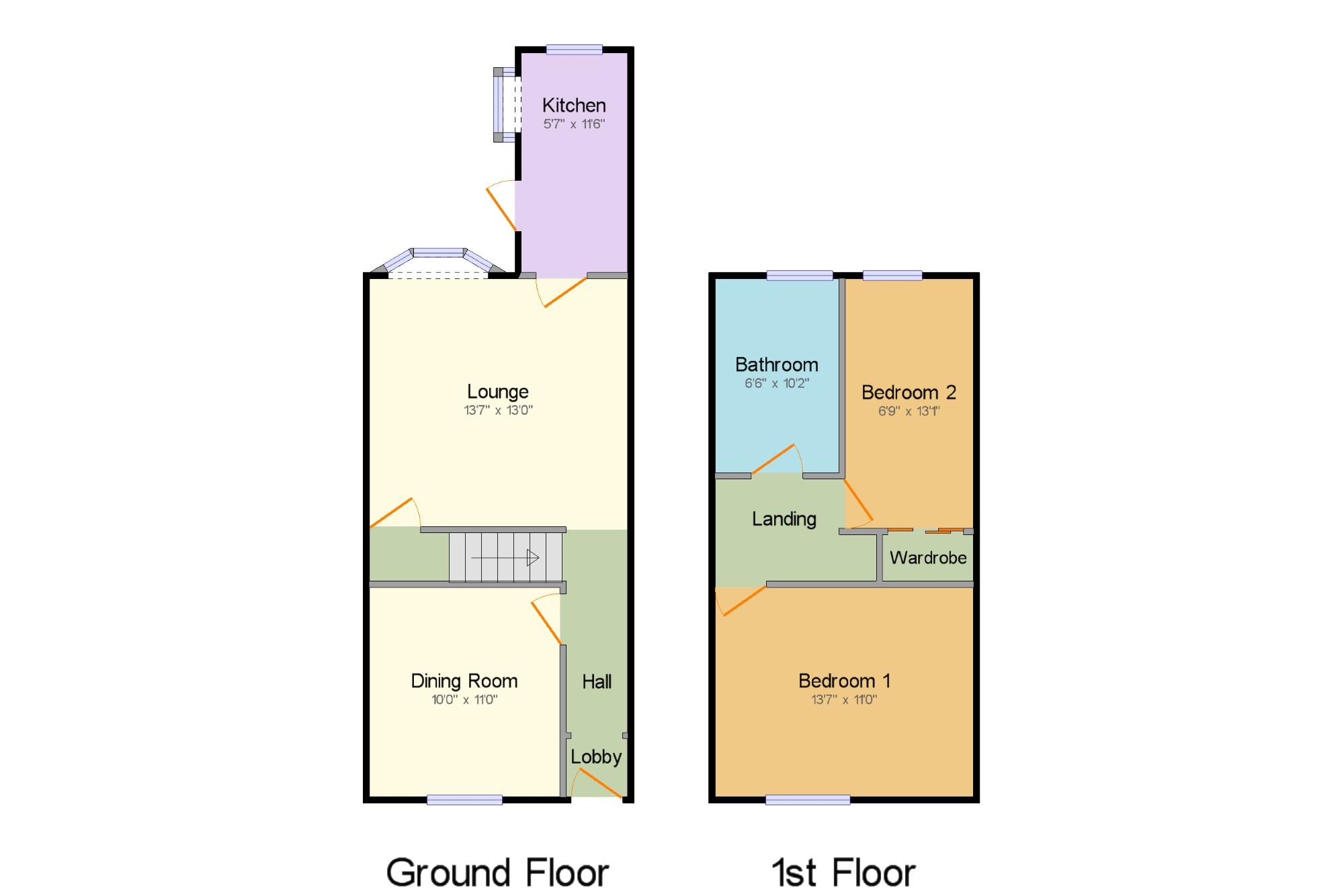 2 Bedrooms Terraced house for sale in Kimberley Street, Briercliffe, Burnley, Lancashire BB10