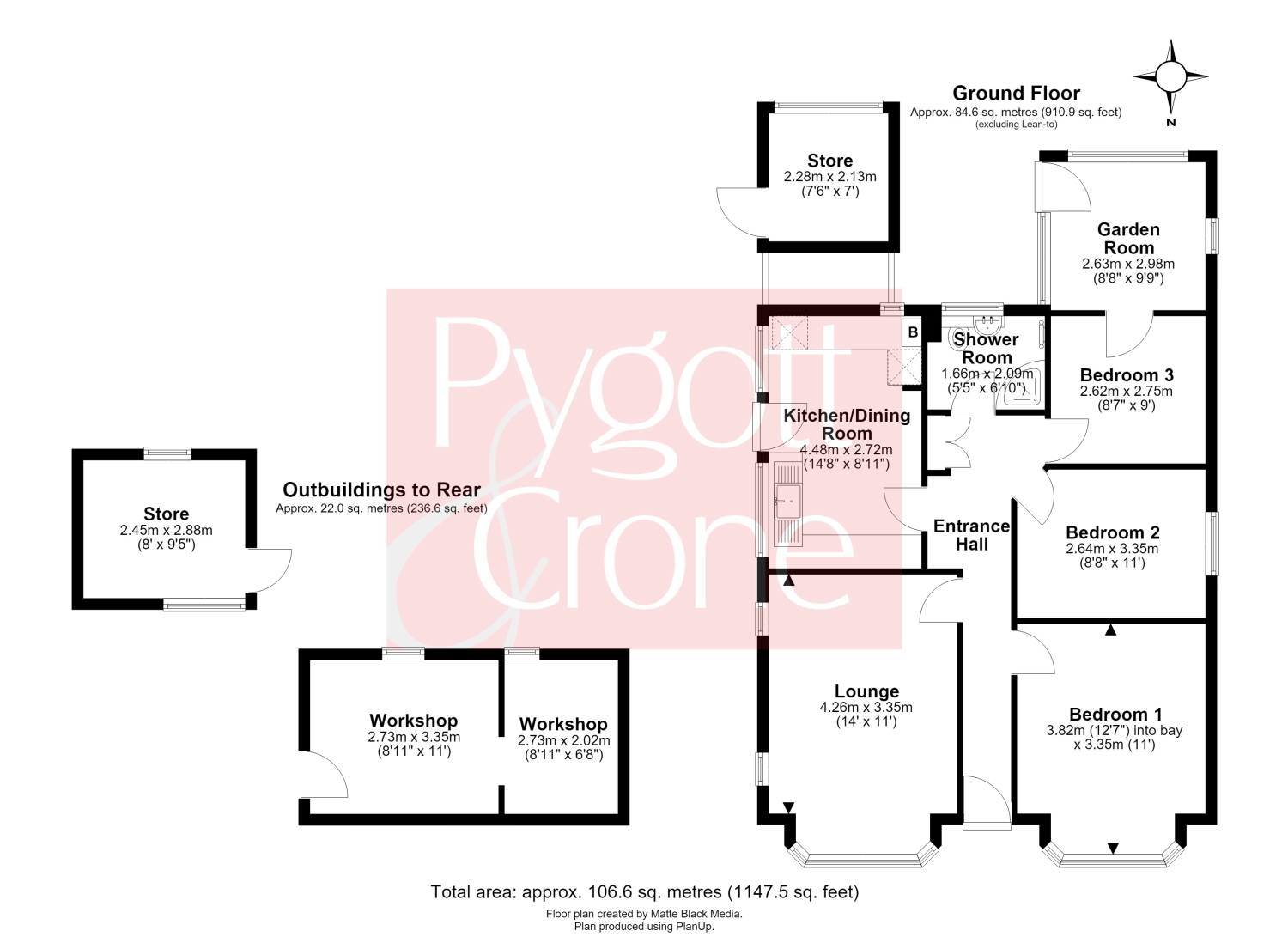 13, Kingsway, Boston floorplan