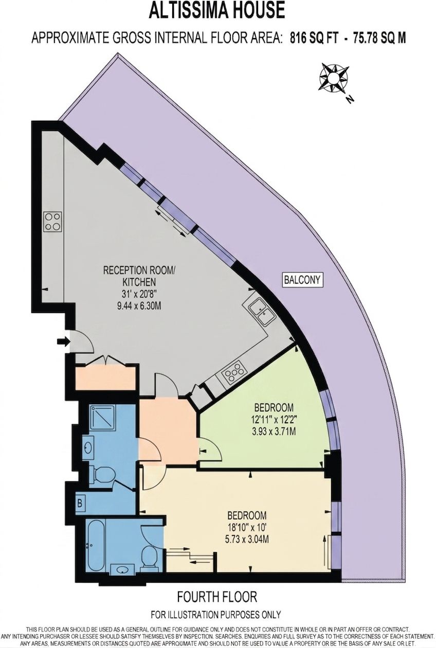 Apartment 28, Altissima House, London floorplan