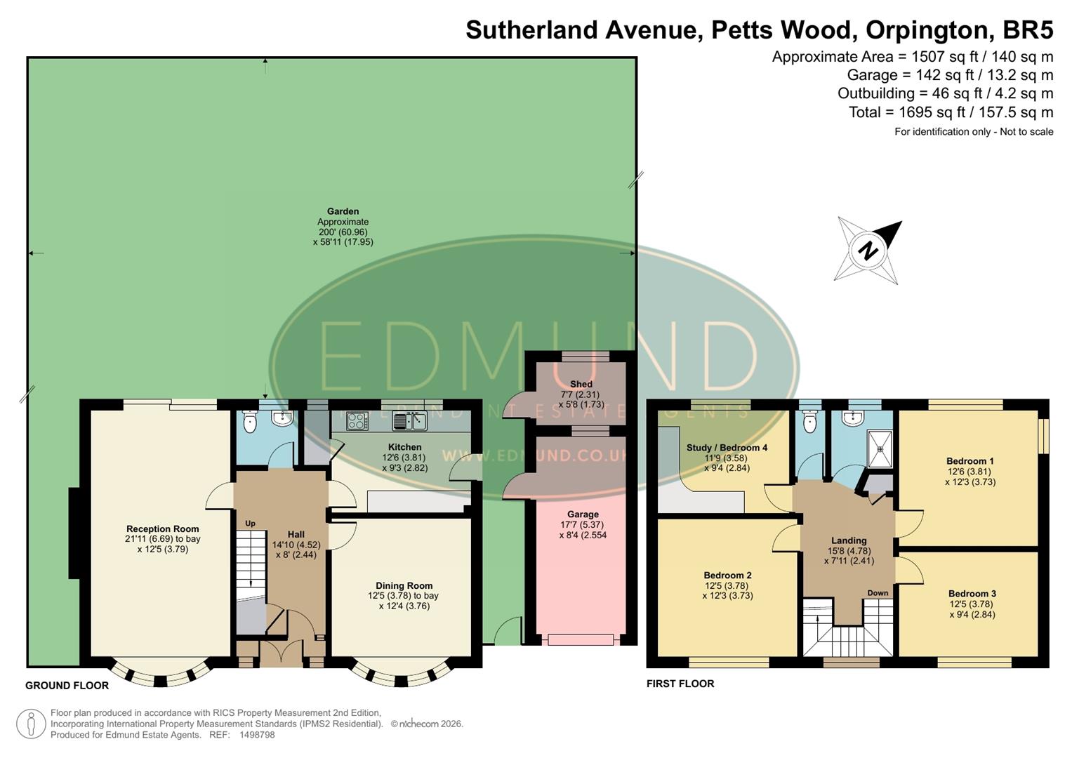 61, Sutherland Avenue, Kent floorplan