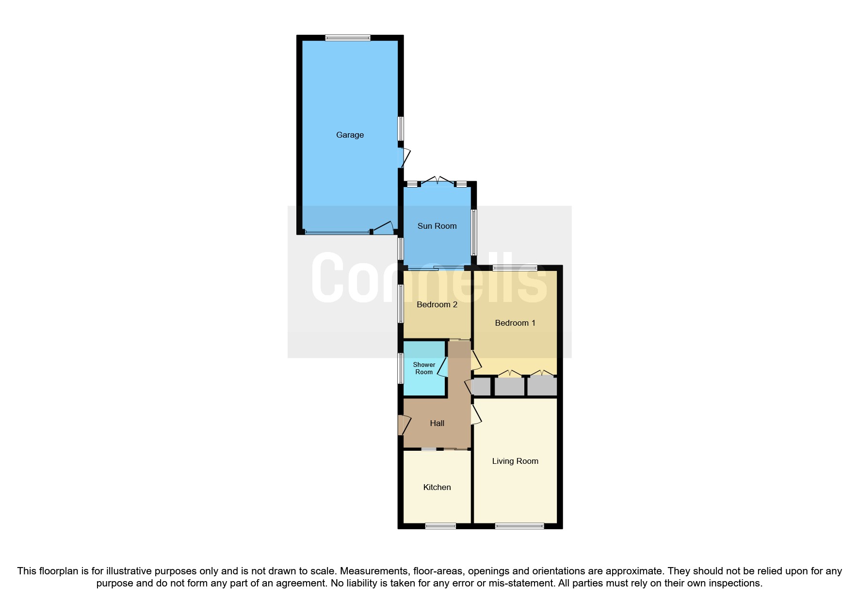 Baltic Close, Corby NN18, 2 bedroom semidetached bungalow for sale