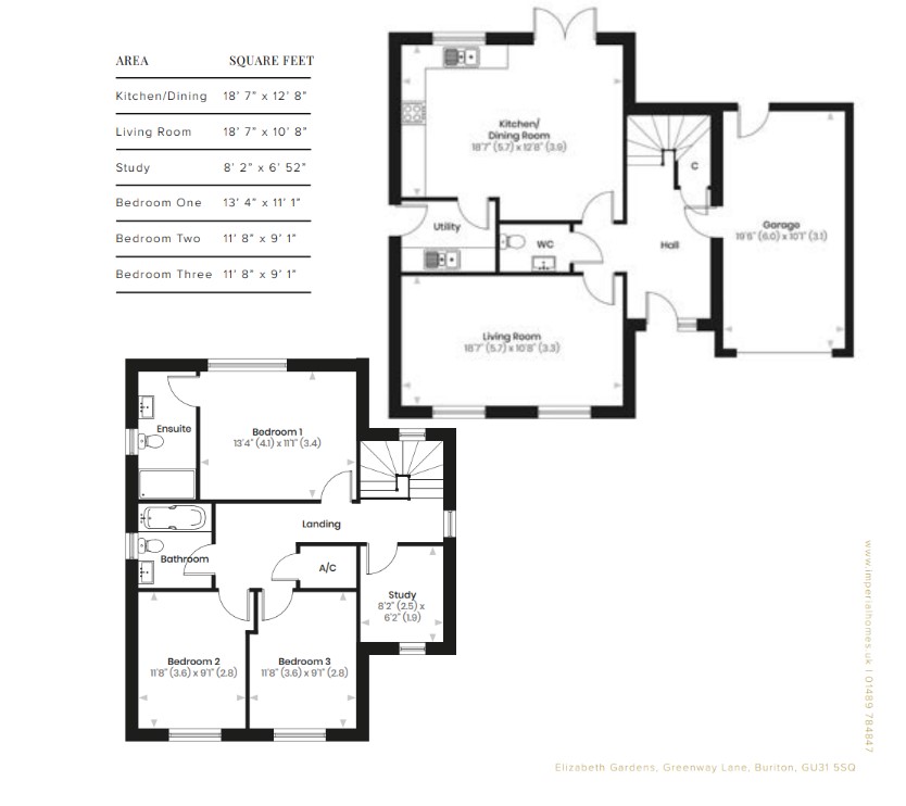 Greenway Lane, Buriton, Petersfield, Hampshire GU31, 3 bedroom detached