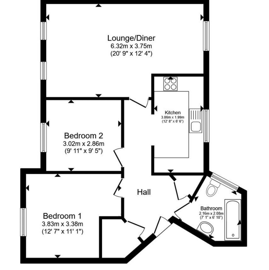 Junction Gardens, Plymouth floorplan