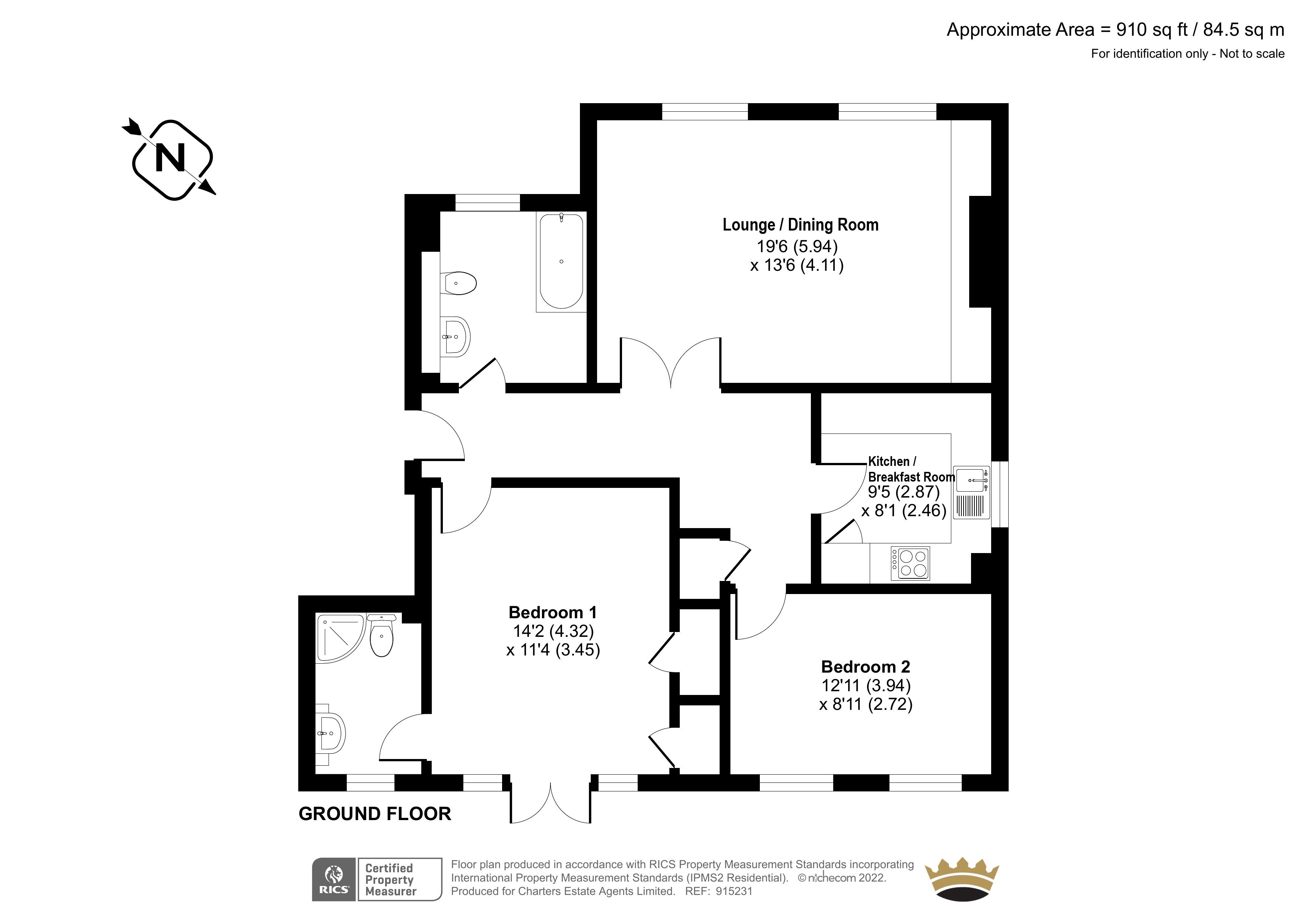 18 Bracken Hall,, Bracken Place, Southampton floorplan