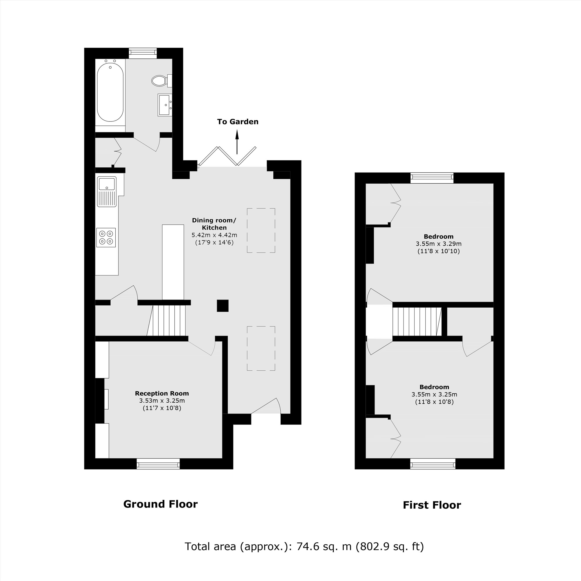 187, Kings Road, Kingston Upon Thames floorplan