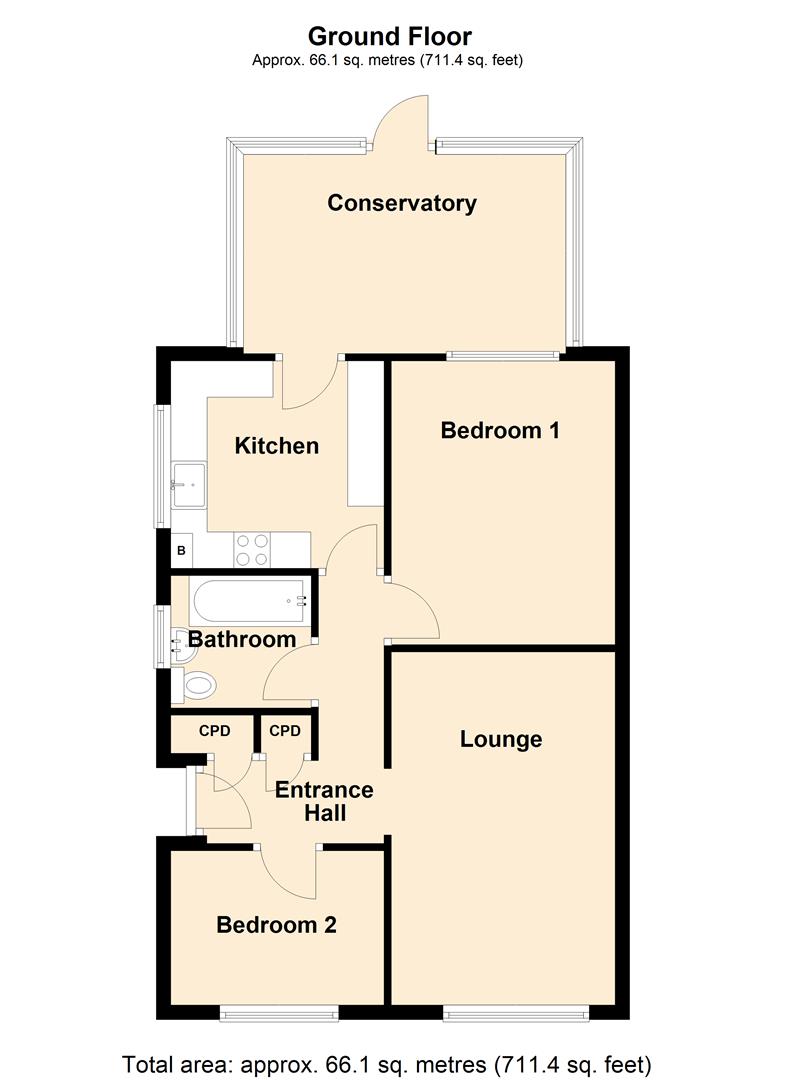3, Montrose Court, Goole floorplan