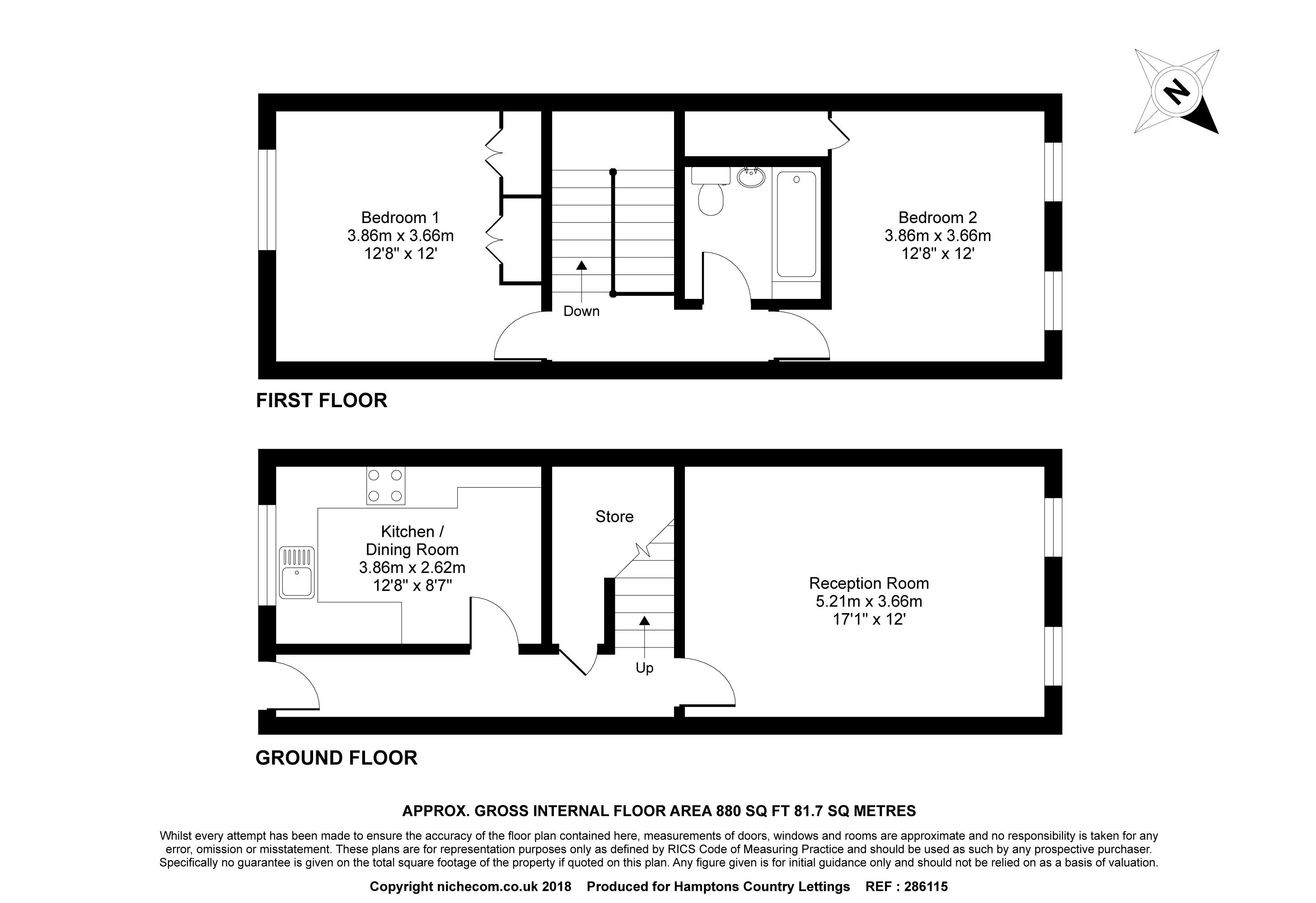 2 Bedrooms Maisonette to rent in Great Bedford Street, Bath BA1
