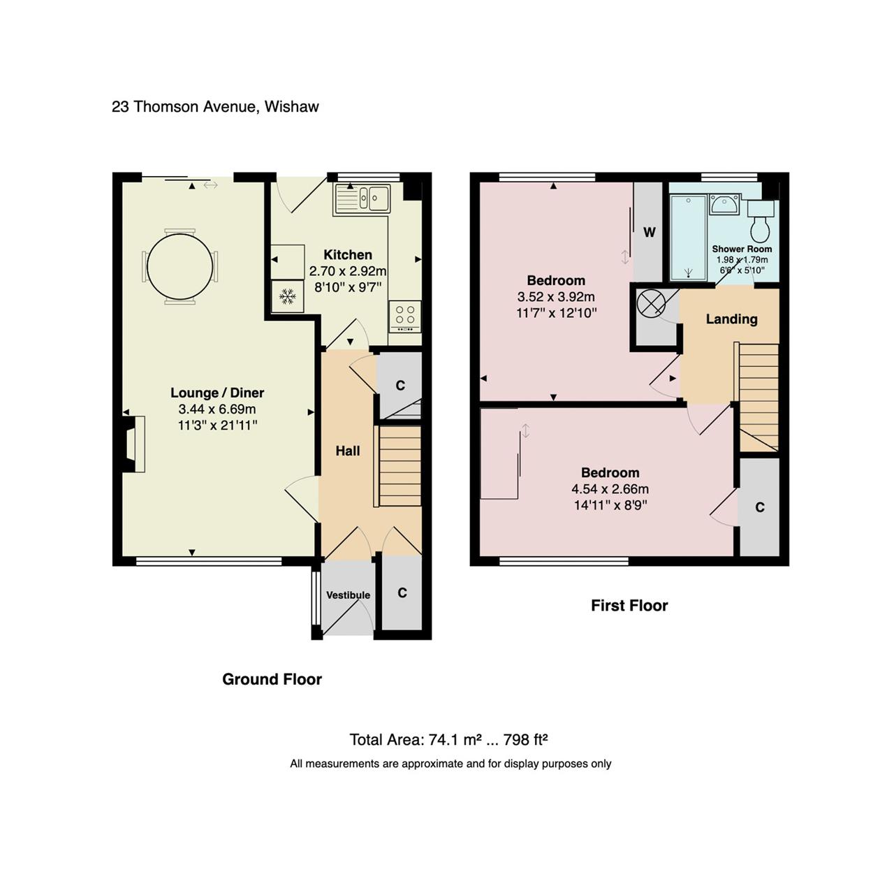 23, Thomson Avenue, Wishaw floorplan