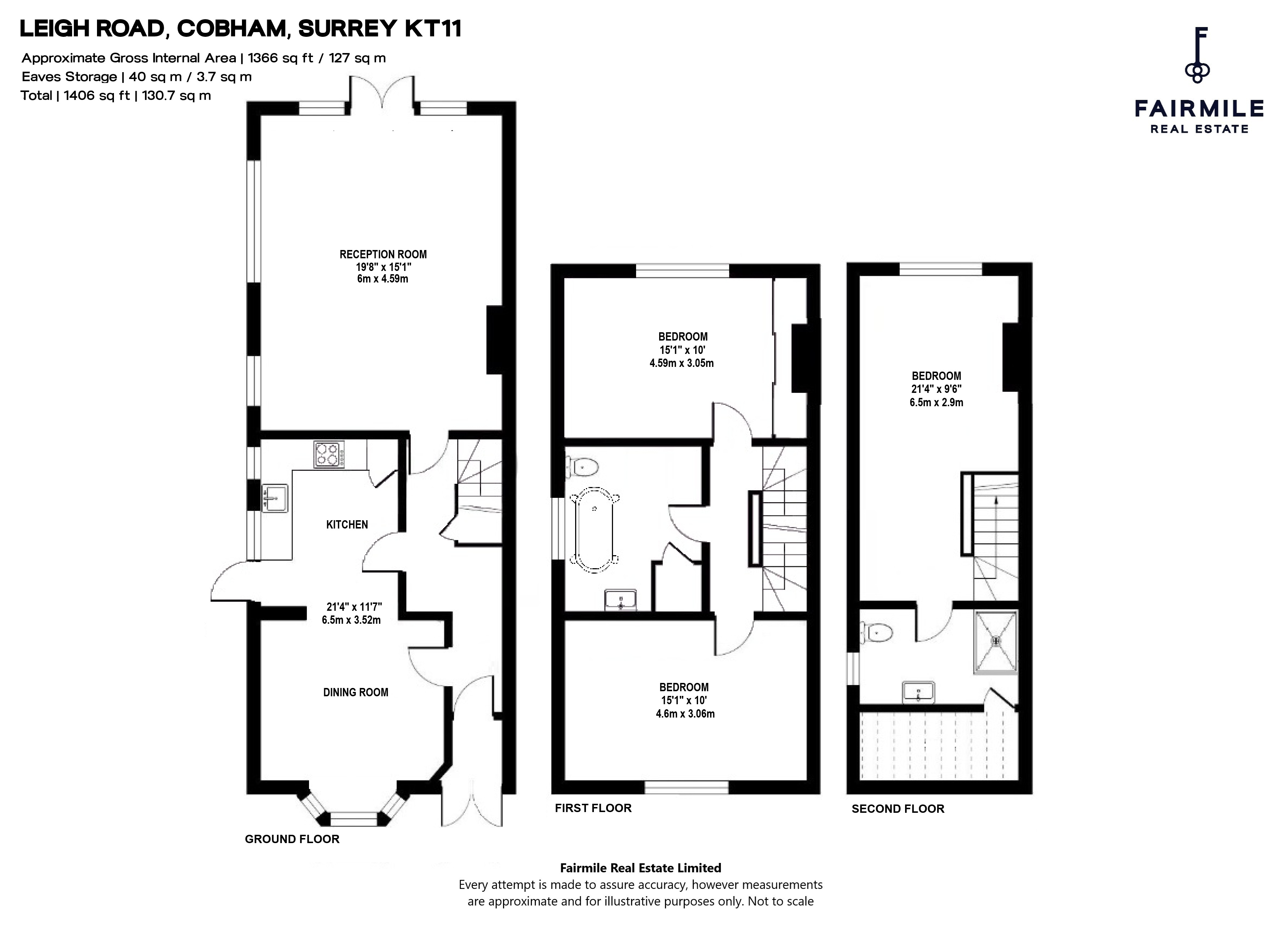 12, Leigh Road, Surrey floorplan