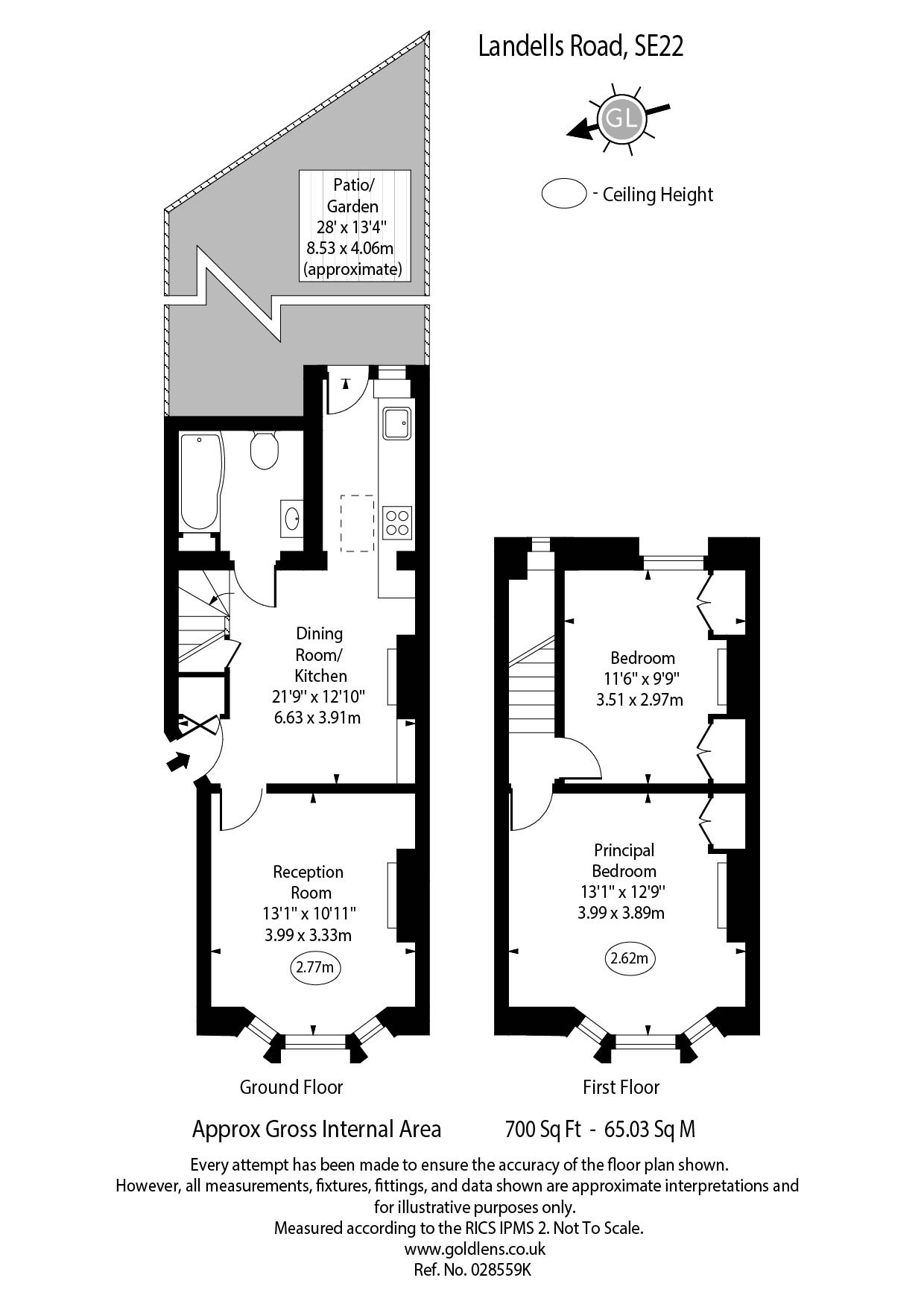 158A, Landells Road, London floorplan