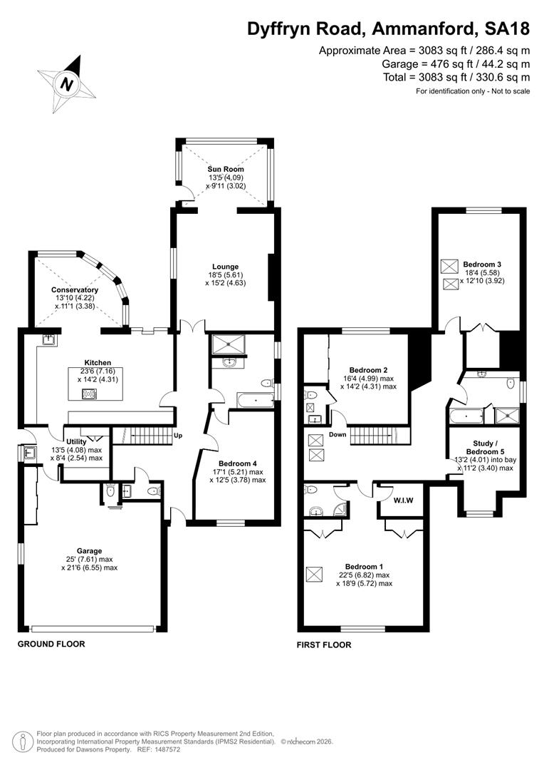 77, Dyffryn Road, Ammanford floorplan