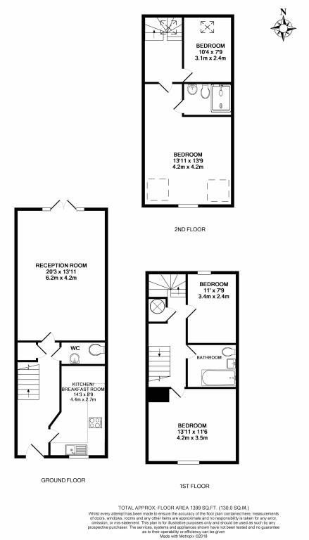 4 Bedrooms Town house to rent in Northcourt Mews, Abingdon OX14