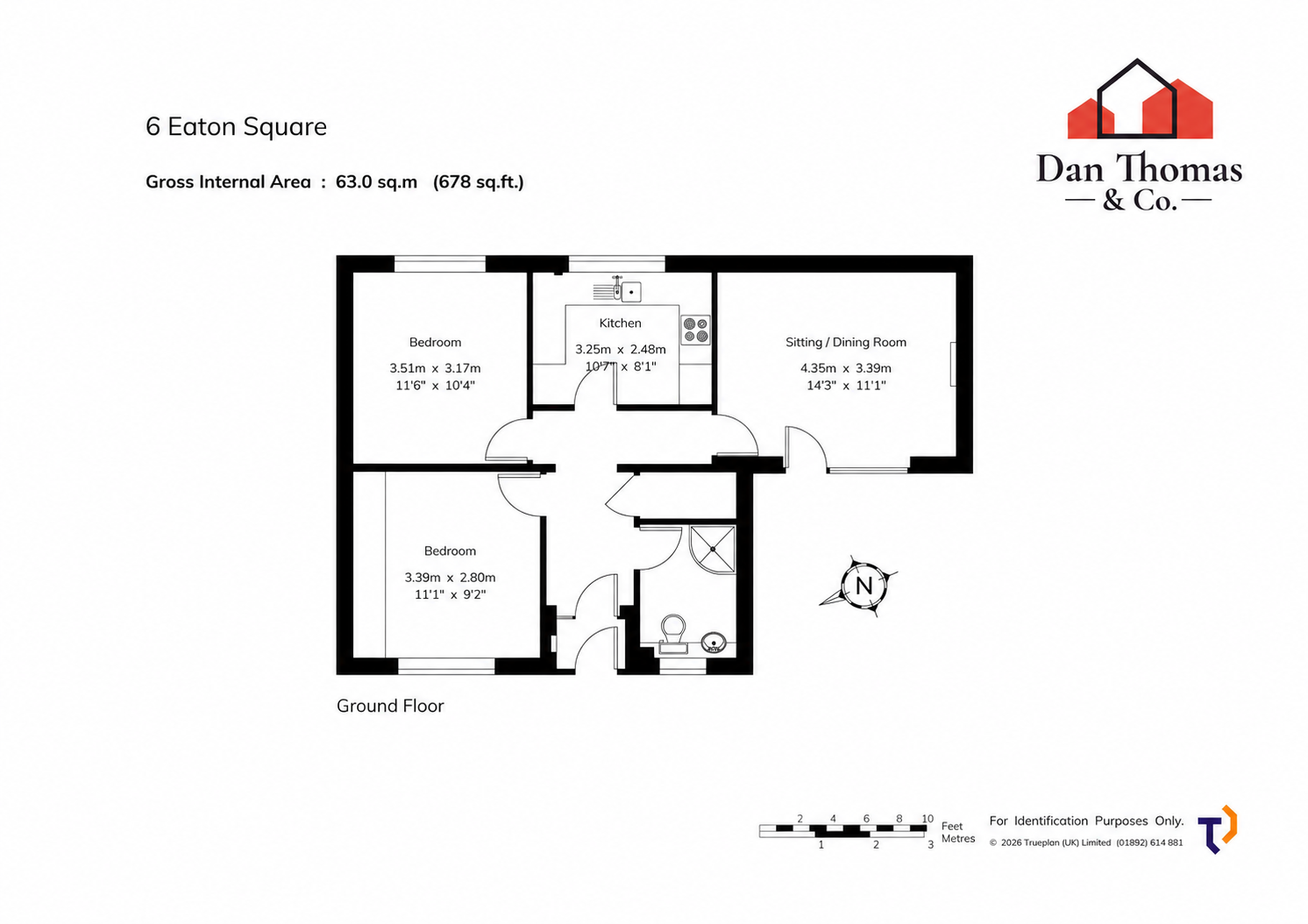 6, Eaton Square, Longfield floorplan