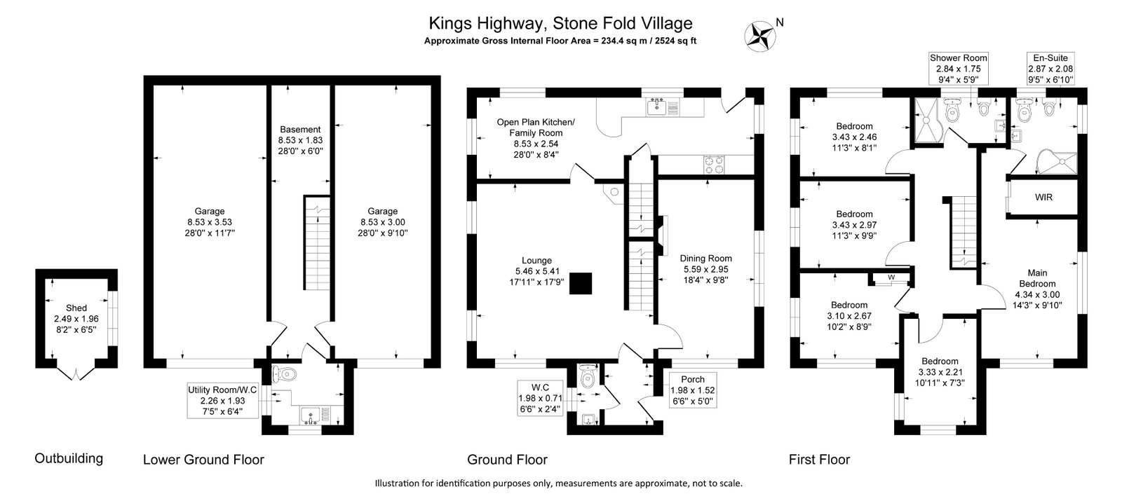 Kingsmere, Stone Fold Village, Accrington floorplan