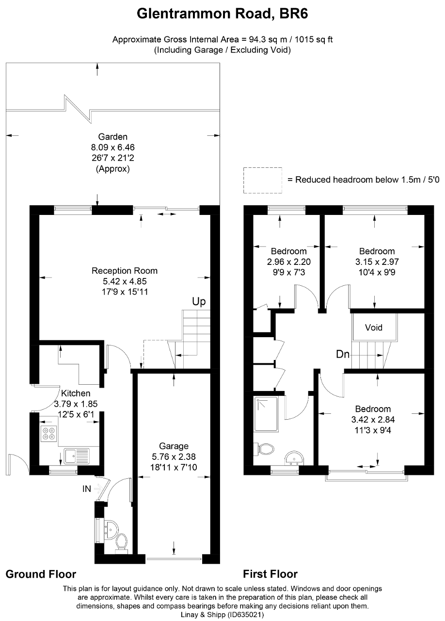 3 bed semi-detached house for sale in Glentrammon Road, Green Street ...