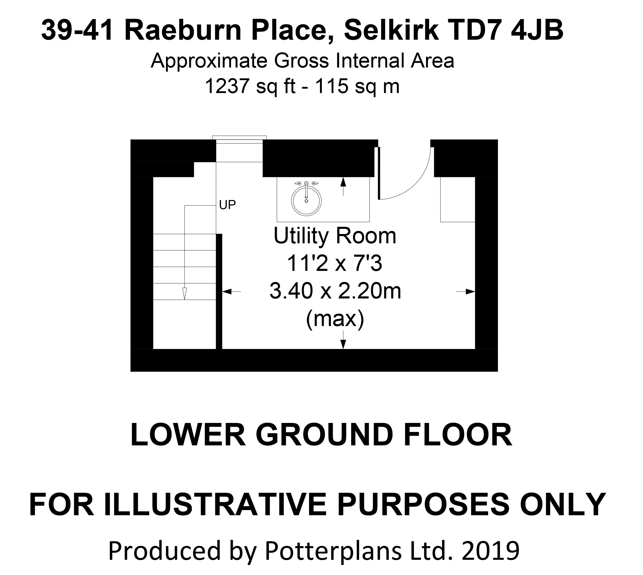 3 Bedrooms Semi-detached house for sale in Raeburn Place, Selkirk TD7