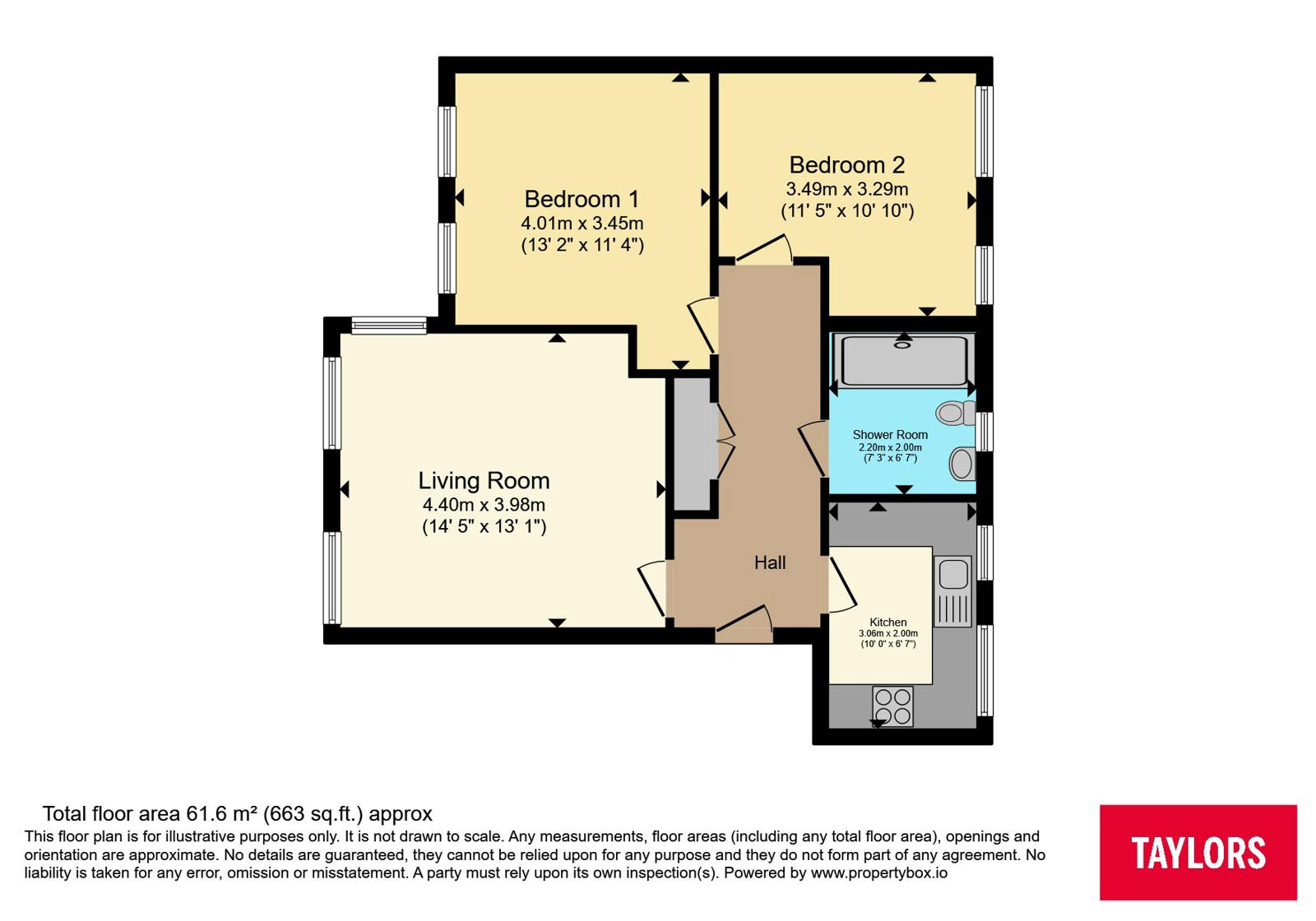 Flat 5, 10, Hengrove Way, Somerset floorplan