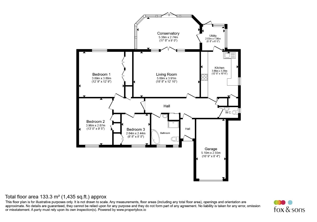 47, Milland Road, Hailsham floorplan