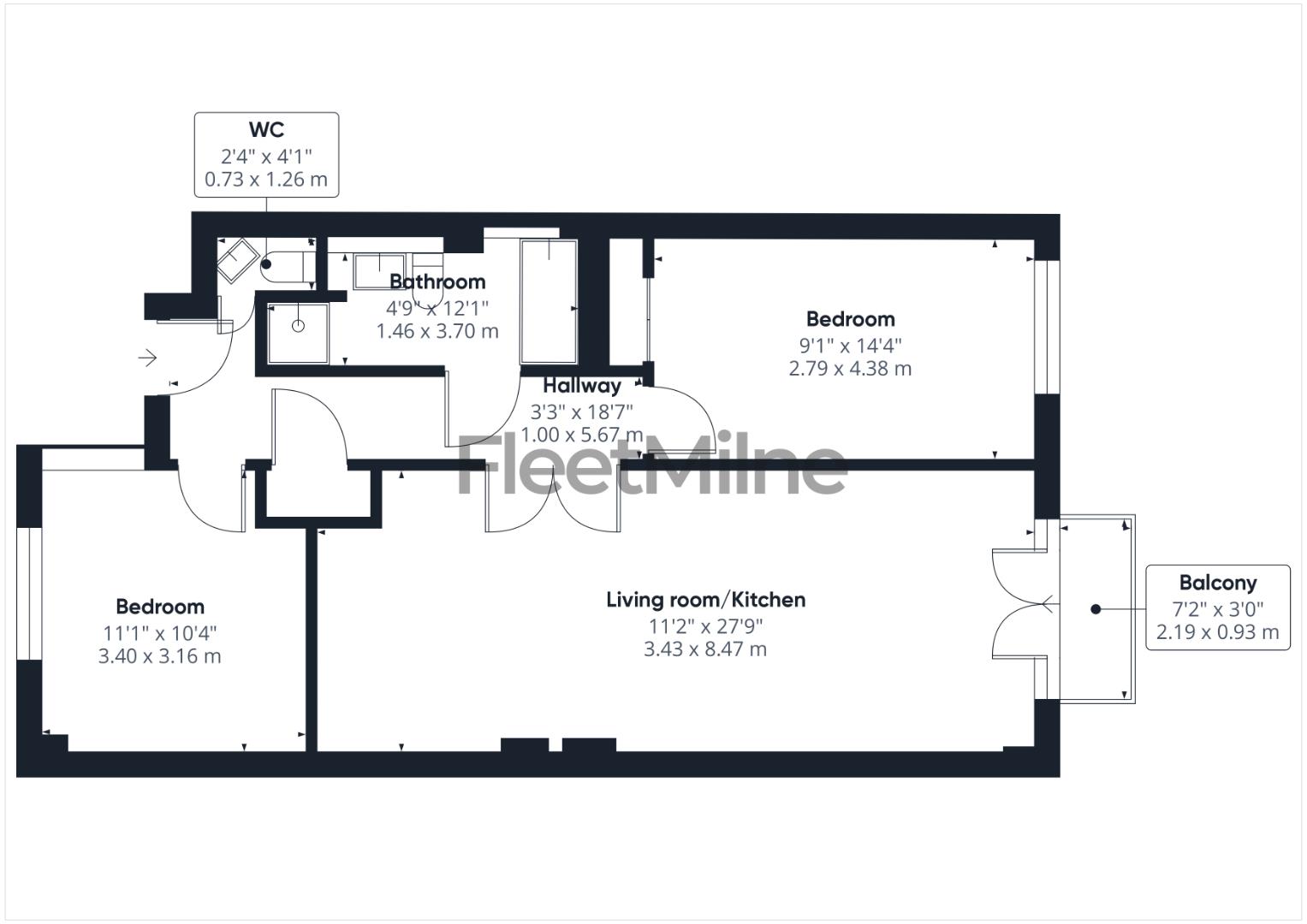 20, Waterside Court, Birmingham floorplan