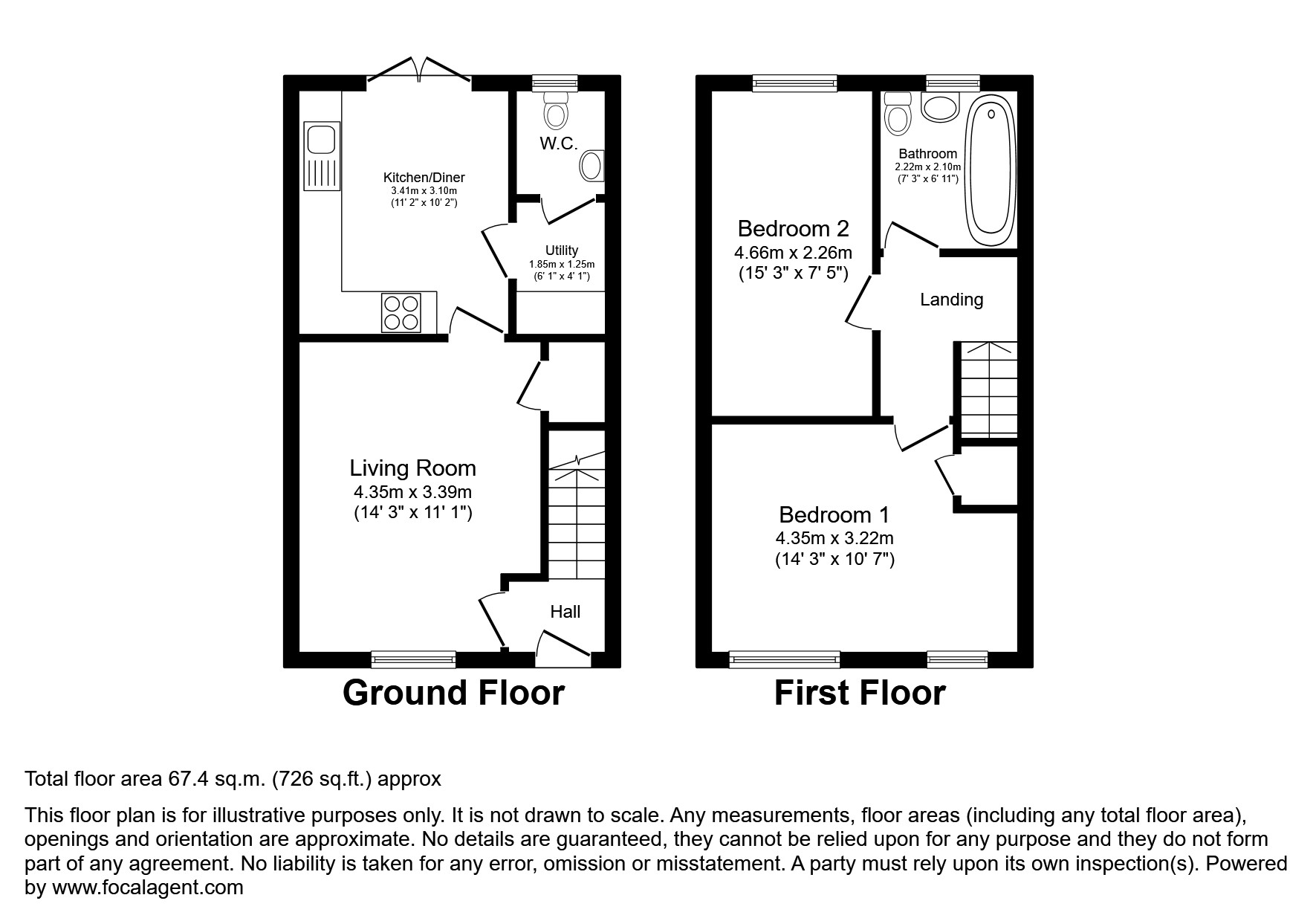 12, Barn Meadow, Crewe floorplan