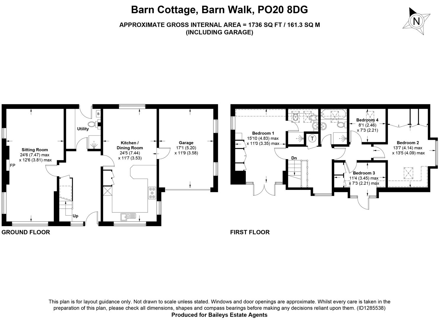 Barn Cottage, Barn Walk, Chichester floorplan