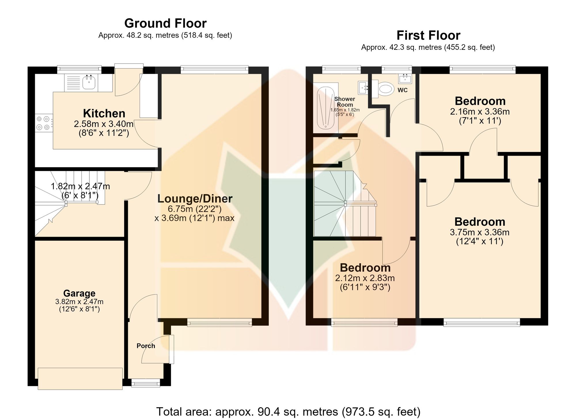 9 Huntingdon Crescent, Scunthorpe floorplan