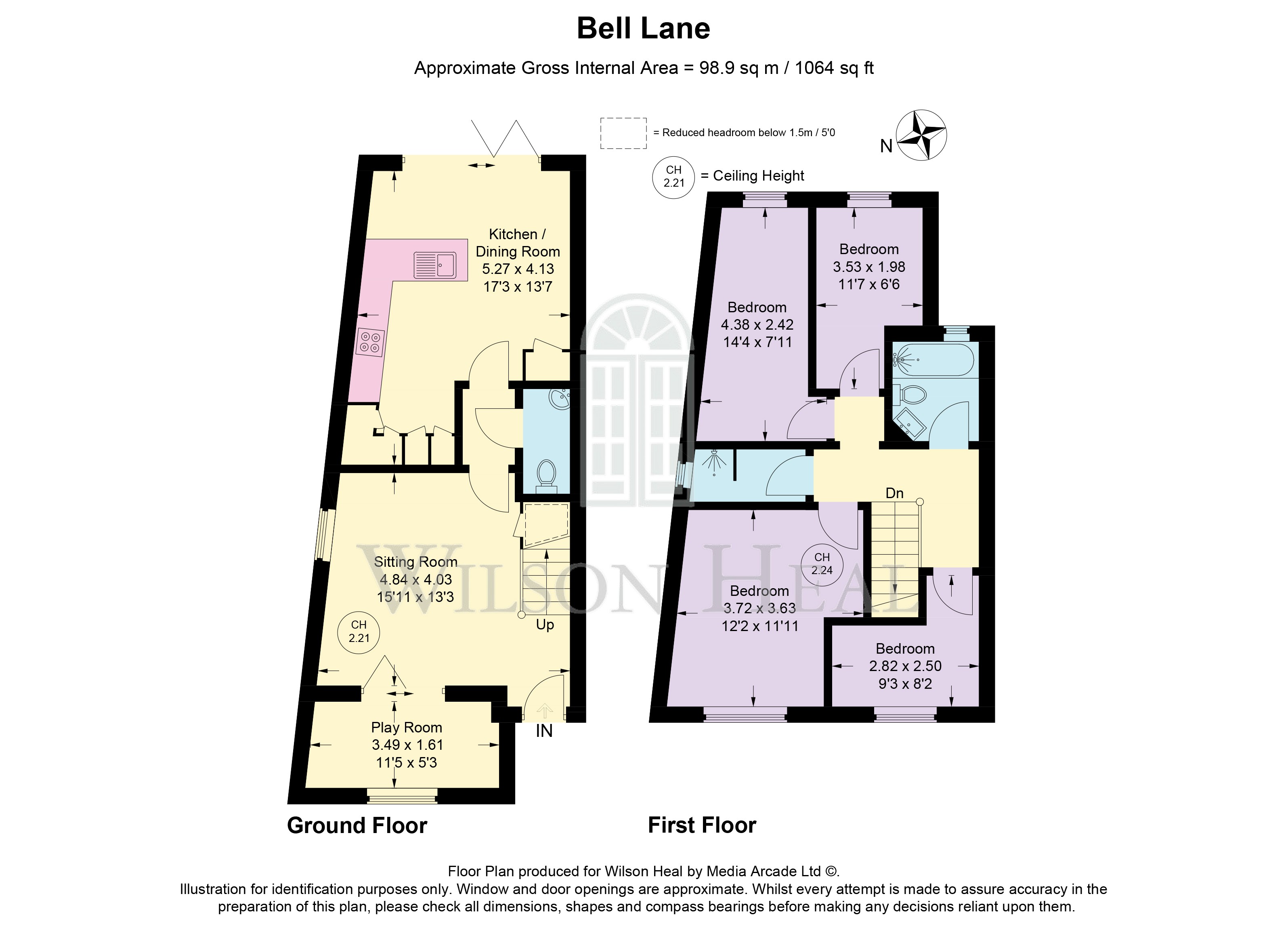 44A, Bell Lane, Little Chalfont floorplan