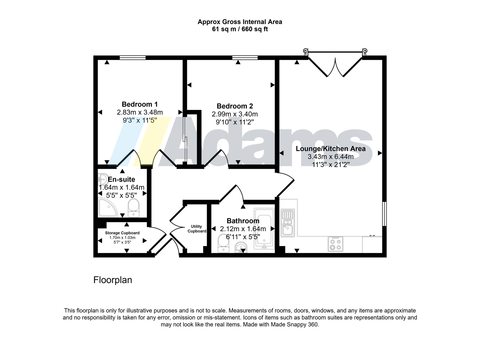 24, Emperor Court, Warrington floorplan