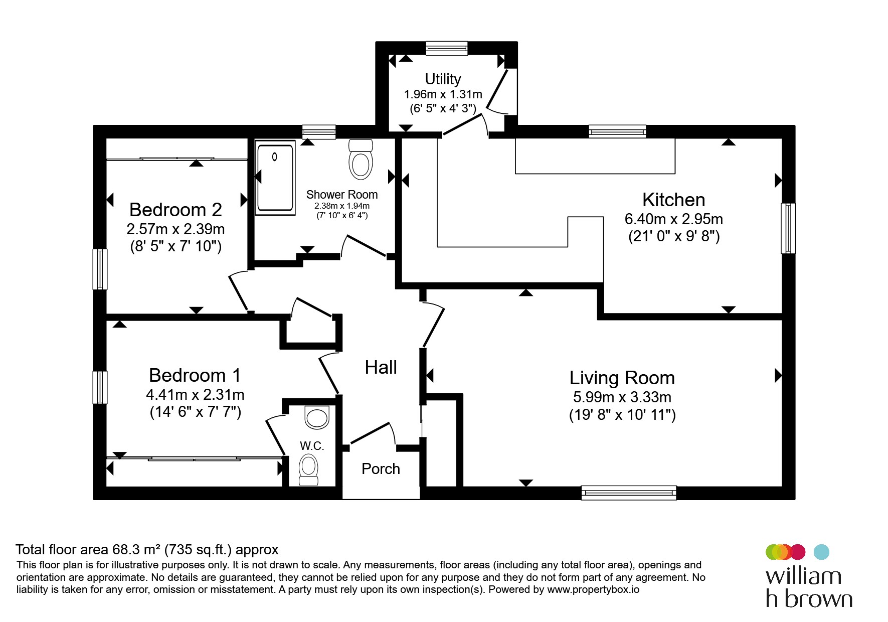 195, Foxhall Road, Ipswich floorplan