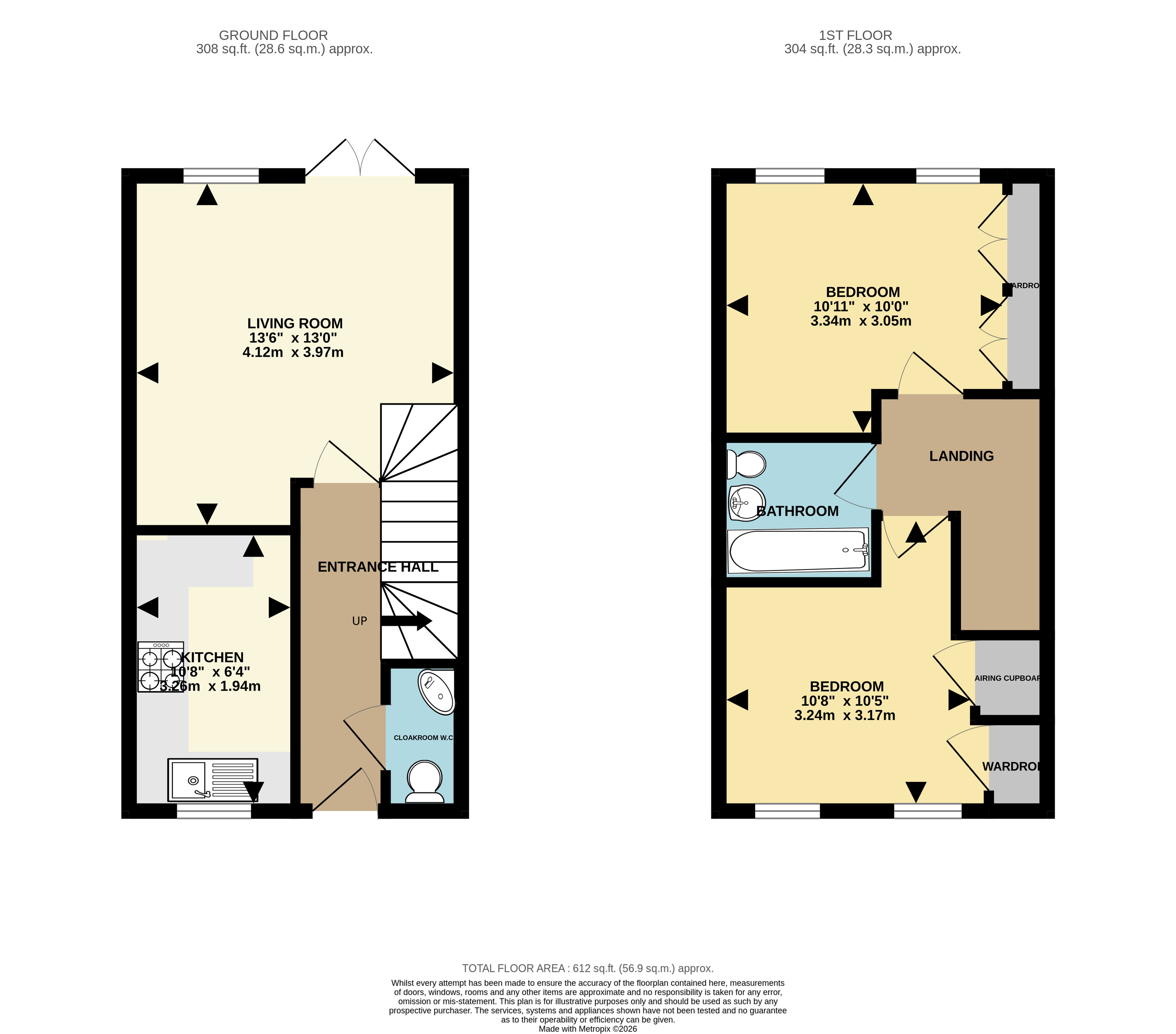 14, Chestnut Tree Gardens, Warminster floorplan