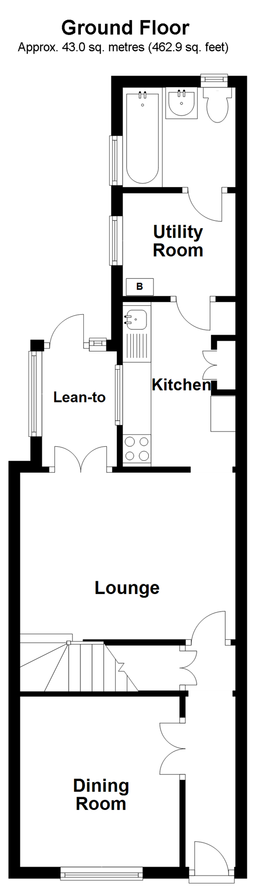 3 Bedrooms Terraced house for sale in Albany Road, Chatham, Kent ME4