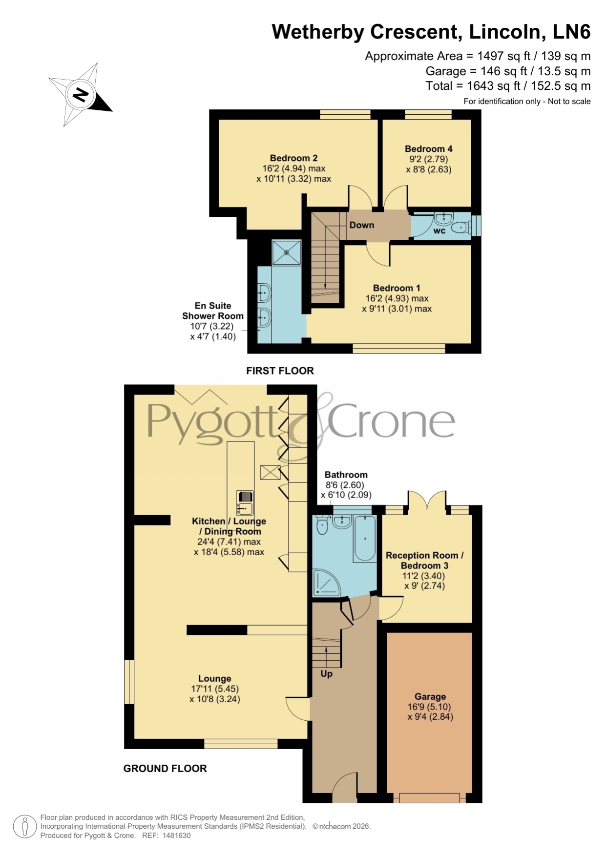 110, Wetherby Crescent, Lincoln floorplan