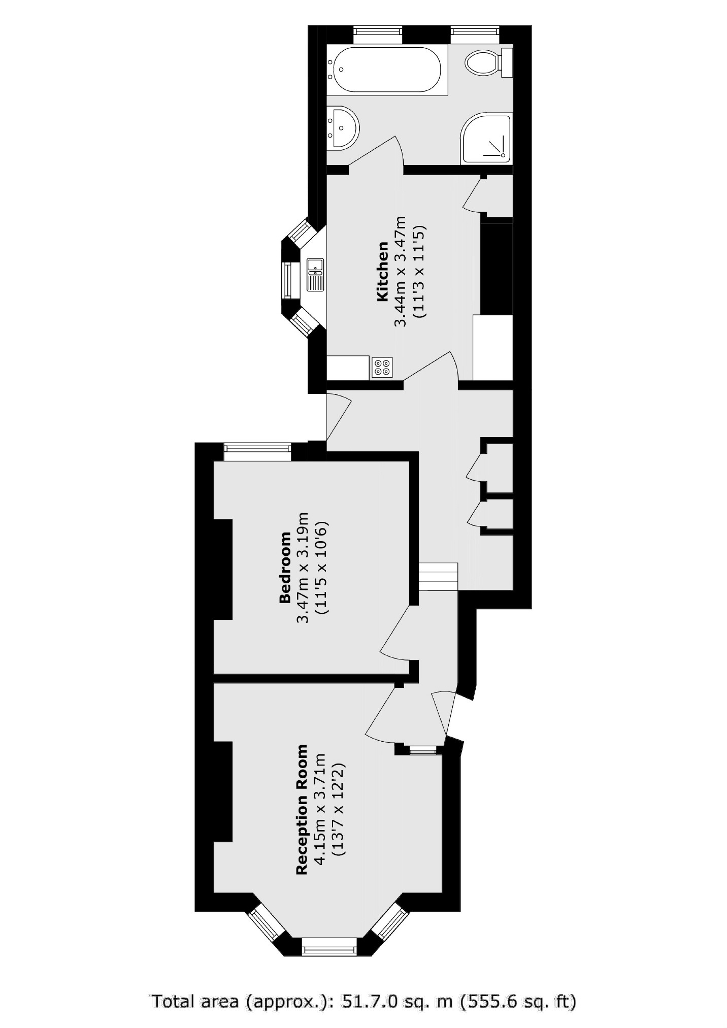Ground Floor Flat, 23, Delafield Road, London floorplan
