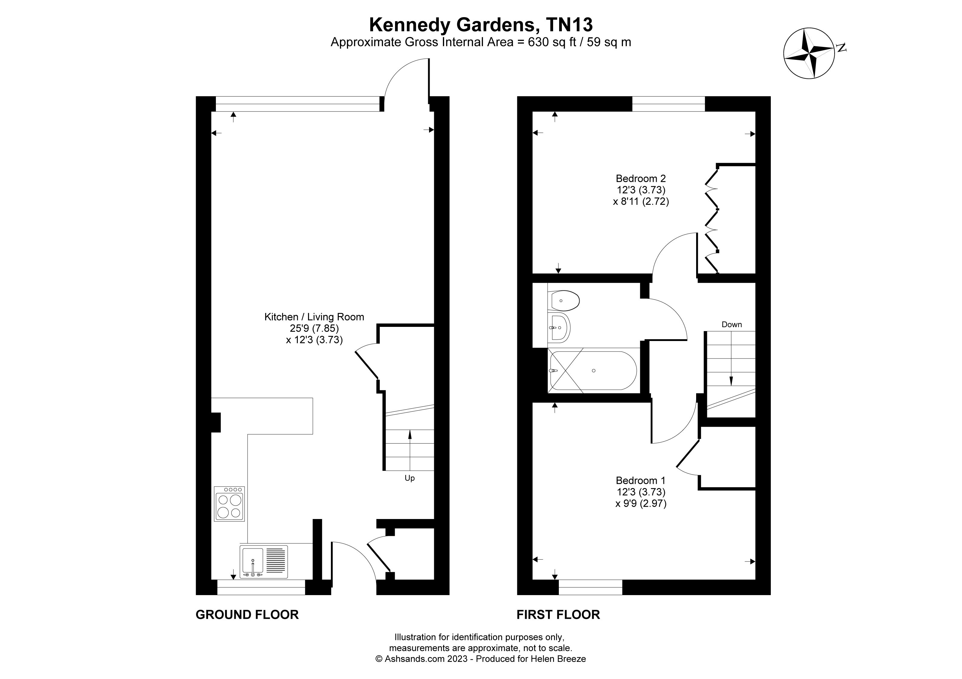 2, Kennedy Gardens, Sevenoaks floorplan