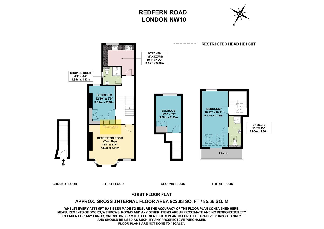 47A, Redfern Road, London floorplan