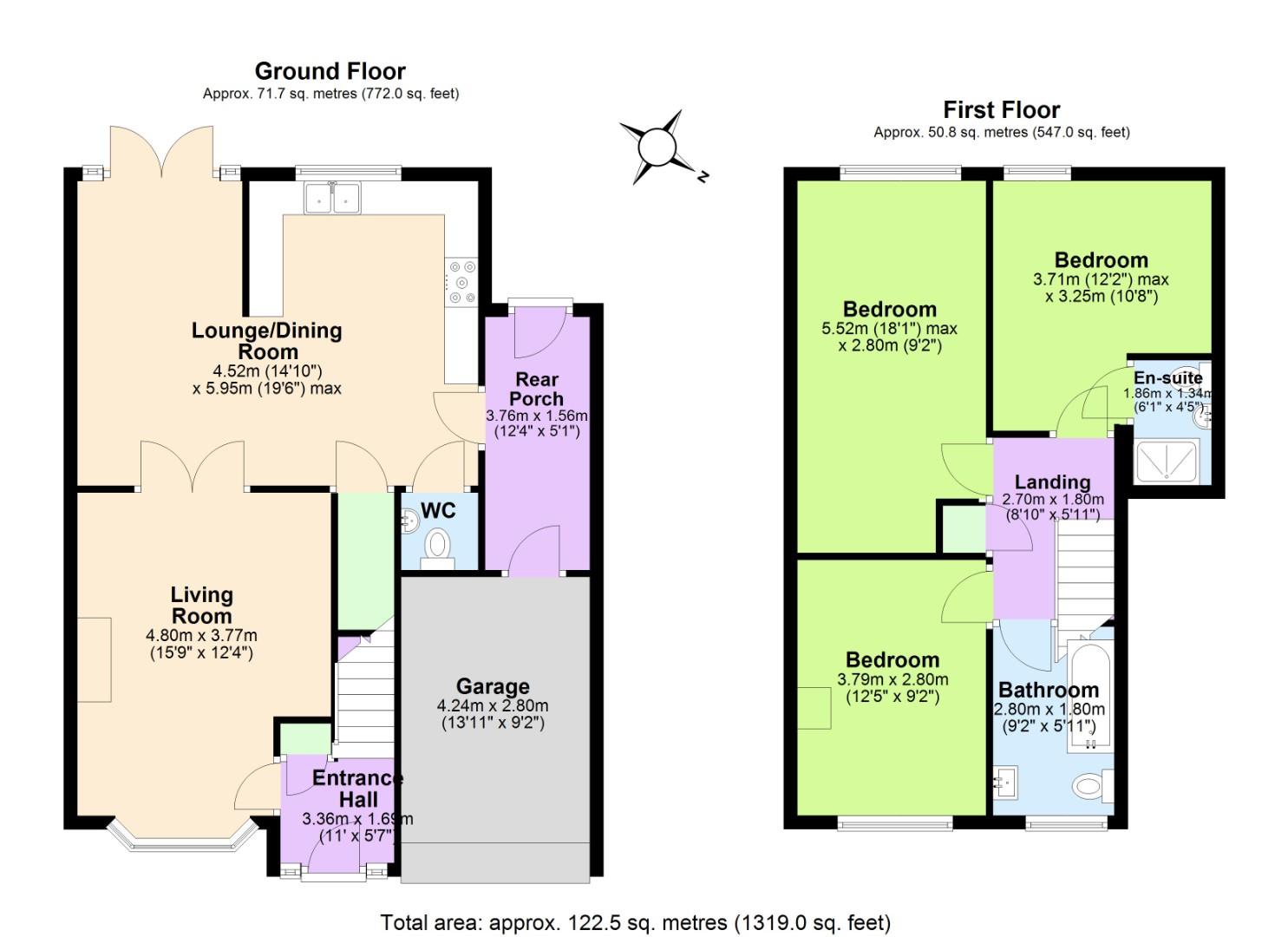 45, Church Street, Swadlincote floorplan