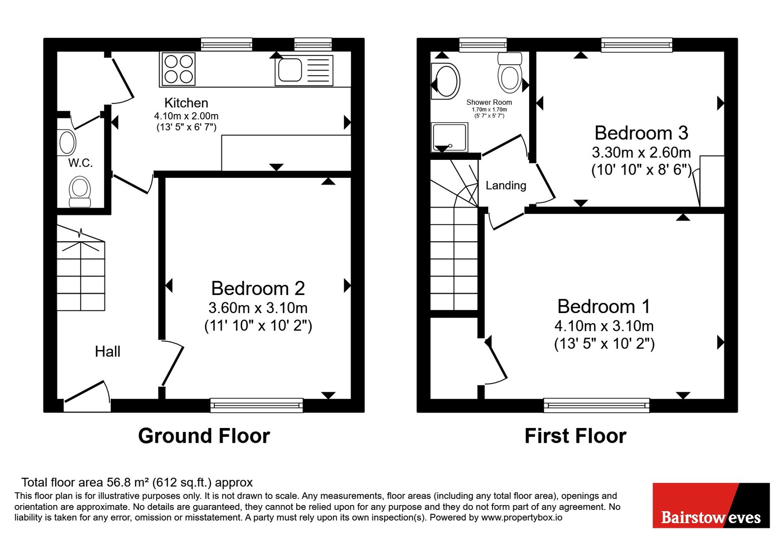 57, Austrey Avenue, Nottingham floorplan