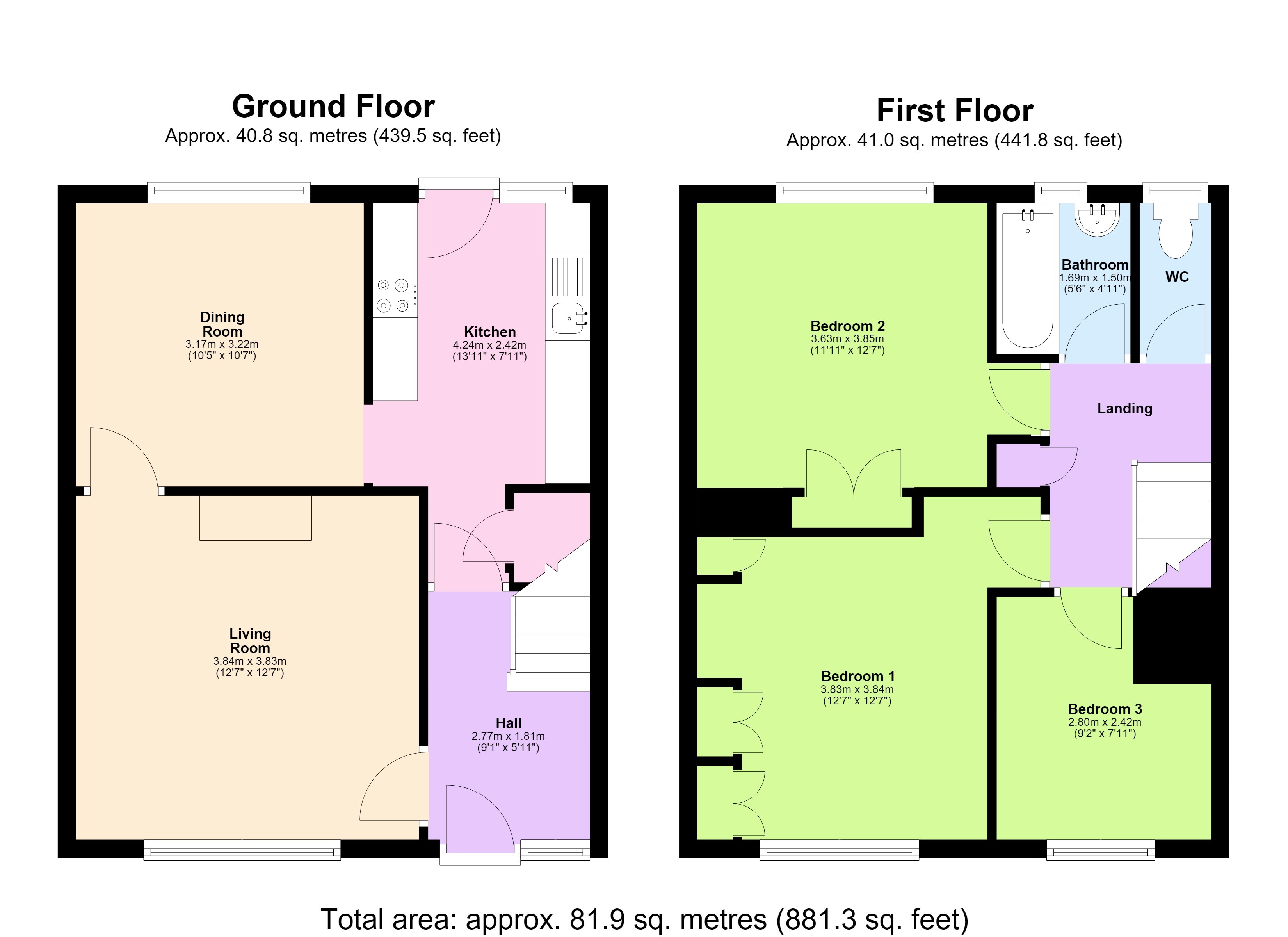 62, Milton Drive, Hertfordshire floorplan