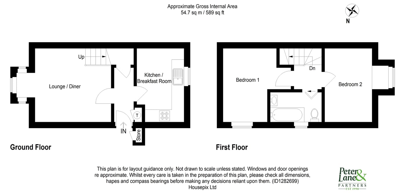 32, Holmehill, Huntingdon floorplan