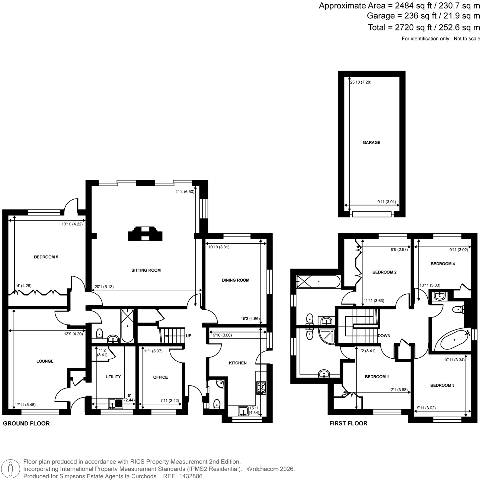 Lynwood House,, Lyne Lane, Chertsey floorplan