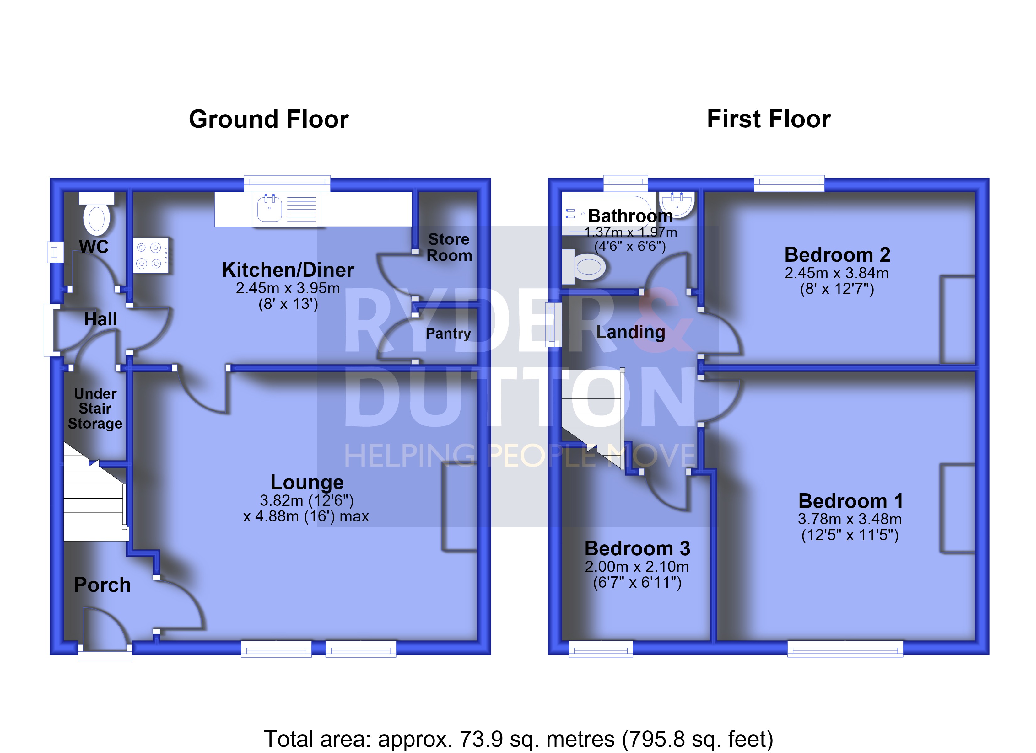 661, Manchester Road, Rossendale floorplan